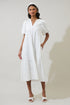 Alix Nova Eyelet Midi Dress